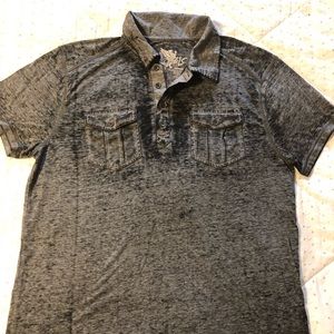 Men’s distressed polo
